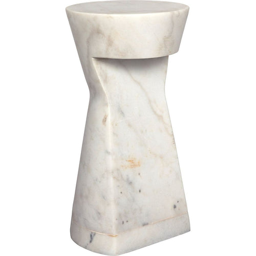 Primary vendor image of Noir Omon Side Table - Bianco Crown Marble, 12.5"