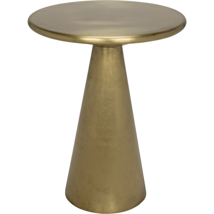 Primary vendor image of Noir Cassia Side Table, Metal w/ Brass Finish, 15.5"