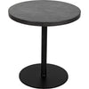 Primary vendor image of Noir Ford Side Table, Low - Industrial Steel & Night Snow Marble, 19.5"
