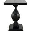 Primary vendor image of Noir Majesty Side Table, Hand Rubbed Black - Mahogany, 18"