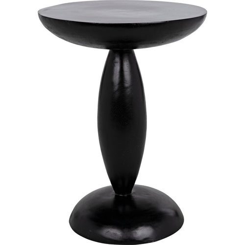 Primary vendor image of Noir Adonis Side Table, Hand Rubbed Black - Mahogany & Veneer, 18"