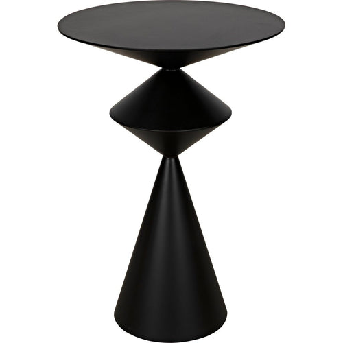 Primary vendor image of Noir Zasa Side Table, Black Steel, 18"