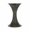 Noir Furniture Calitri Side Table, Brown Marble, 15" D x 15" W