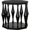 Primary vendor image of Noir Marceo Side Table, Hand Rubbed Black - Mahogany, 26"