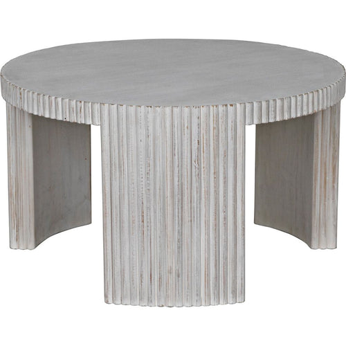 Primary vendor image of Noir Jgor Side/Coffee Table, White Wash - Mahogany, 32"
