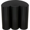 Noir Bast Side Table - Industrial Steel, 16"