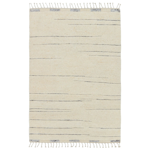 Primary vendor image of Jaipur Living Furrow Hand-Knotted Striped Cream/Gray Area Rug (KEO03)
