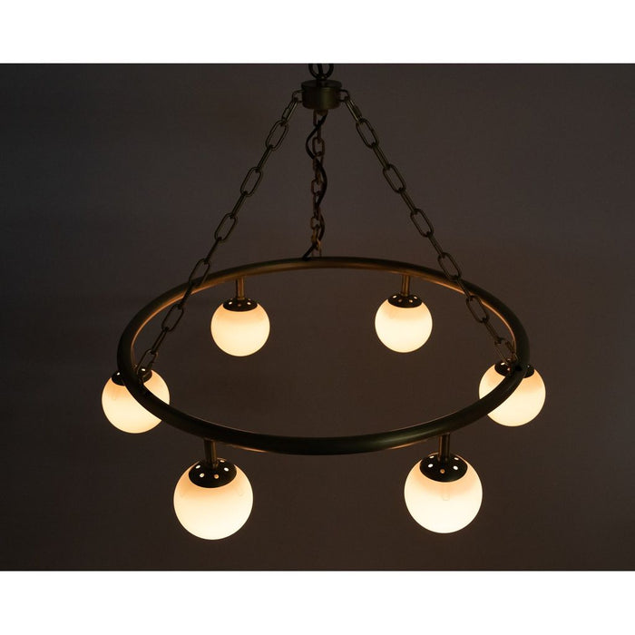 Primary vendor image of Noir Modena Chandelier, Small, Metal w/ Brass Finish