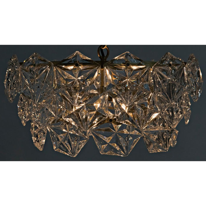 Primary vendor image of Noir Neive Chandelier, Small, Metal w/ Brass Finish