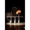 Noir Noble Table Lamp w/ Shade, Black Steel, 17"