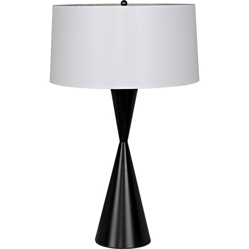 Primary vendor image of Noir Noble Table Lamp w/ Shade, Black Steel, 17"