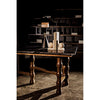 Noir Lucia Table Lamp, Black Steel w/ Mb Detail, 18"