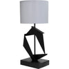 Noir Timothy Table Lamp w/ Shade, 13"