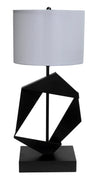 Noir Timothy Table Lamp w/ Shade, 13"
