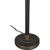 Noir Lighthouse Lamp - Industrial Steel & Frosted Glass Shade, 10"