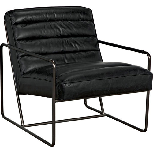 Primary vendor image of Noir Demeter Chair, Metal & Leather, 25" W