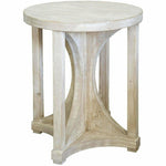 CFC Freesia Reclaimed Lumber Side Table, Grey Wash-Side Tables-CFC-Heaven's Gate Home, LLC