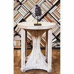 CFC Freesia Reclaimed Lumber Side Table, Grey Wash-Side Tables-CFC-Heaven's Gate Home, LLC
