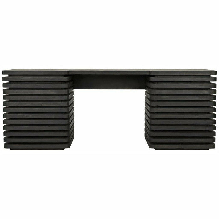 CFC Reclaimed Lumber Milo Desk, Black Wash-Desks-CFC-Heaven's Gate Home, LLC