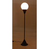 Noir Cone Floor Lamp, Aged Brass Finish - Industrial Steel
