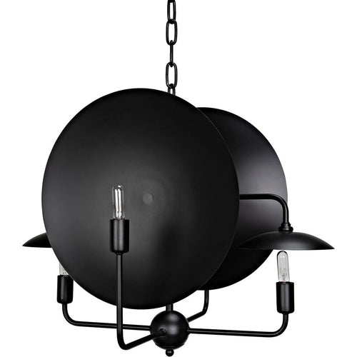 Noir Satellite Lamp - Industrial Steel
