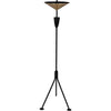 Noir Jetset Floor Lamp - Industrial Steel