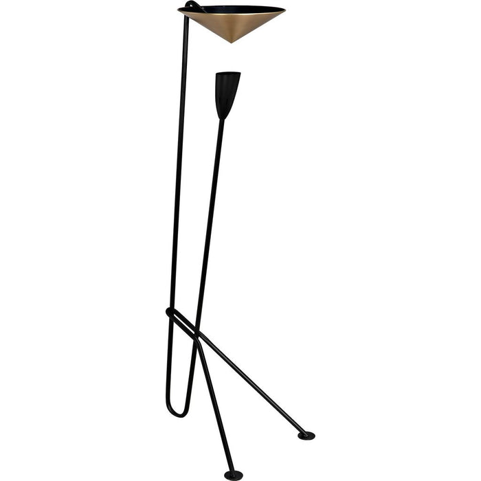 Primary vendor image of Noir Jetset Floor Lamp - Industrial Steel