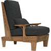 Noir Baruzzi Chair, Teak w/US Made Cushions, 29" W