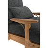 Noir Baruzzi Chair, Teak w/US Made Cushions, 29" W