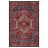 Primary vendor image of Vibe by Jaipur Living Gloria Medallion Red/Blue Area Rug (VIN06)