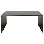 CFC Pittsburgh Minimalist Reclaimed Square Coffee Table, Steel, 40" Sq.