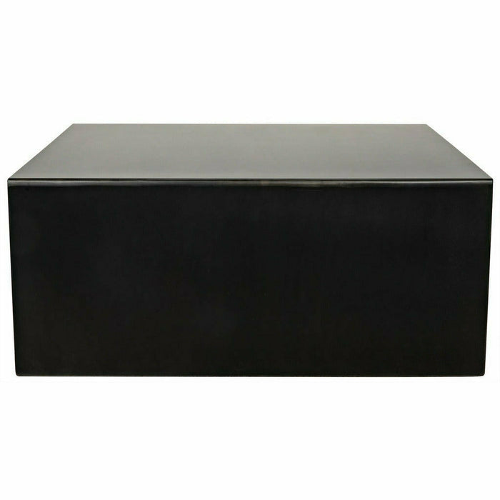 CFC Pittsburgh Minimalist Reclaimed Square Coffee Table, Steel, 40" Sq.