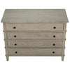 CFC Dennis 4-Drawer Reclaimed Oak Wood Dresser, Oak, 42" W