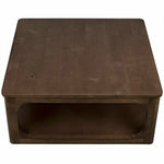 CFC Gimso Reclaimed Alder Wood Square Coffee Table, 40" Sq.