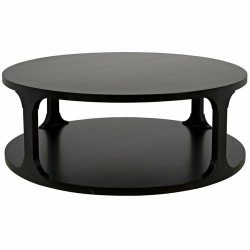 CFC Gimso Reclaimed Alder Wood Round Coffee Table, 48" Dia.