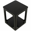 CFC Gimso Reclaimed Alder Wood Square Side Table, 22" Sq.