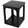 CFC Gimso Reclaimed Alder Wood Square Side Table, 22" Sq.