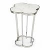 Regina Andrew Clover Table, Polished Nickel