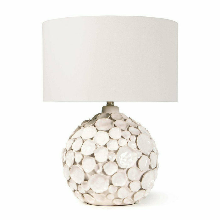 Coastal Living Lucia Ceramic Table Lamp, White-Table Lamps-Coastal Living-Heaven's Gate Home