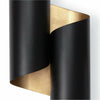 Regina Andrew Folio Aluminum Sconce, Black and Gold