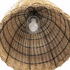Coastal Living Natural Woven Beehive Outdoor Pendant Small, 24" H
