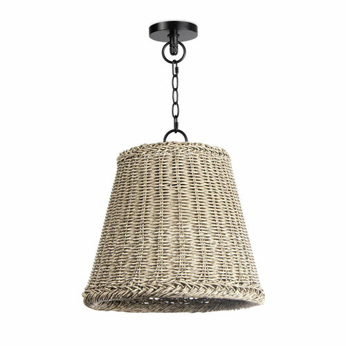 Coastal Living Augustine Outdoor Pendant Small, Weathered White