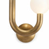 Regina Andrew Happy Sconce Right Side, Natural Brass