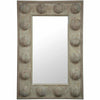 CFC Reclaimed Lumber Boulder Mirror, Grey Wash Wax-Mirrors-CFC-Heaven's Gate Home, LLC
