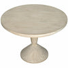 CFC Pansy Reclaimed Douglas Fir Round Dining Table, Grey Washed, 42" Dia.