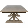 CFC Rosario Reclaimed Lumber Extension Dining Table, Gray Wash, 84" (7')